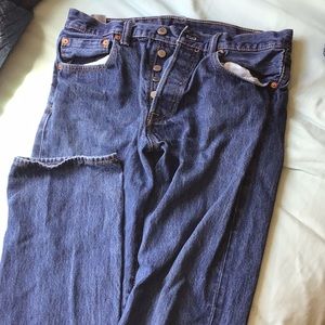 32/36 button-up Blue Jeans